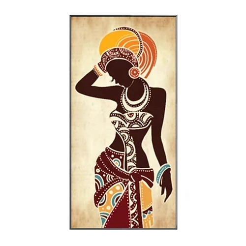 1 Tafel Menschen druckt afrikanische Frauen Wandkunst modernes Bild Wohnkultur Wandbehang Geschenk gerollte Leinwand ungerahmt ungedehnt Image