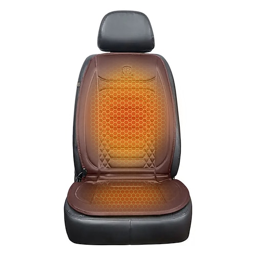 Beheizter Autositzbezug 12V 30s schnelles Heizen universeller Autositzheizer dickes langlebiges Stoffheizkissen Image