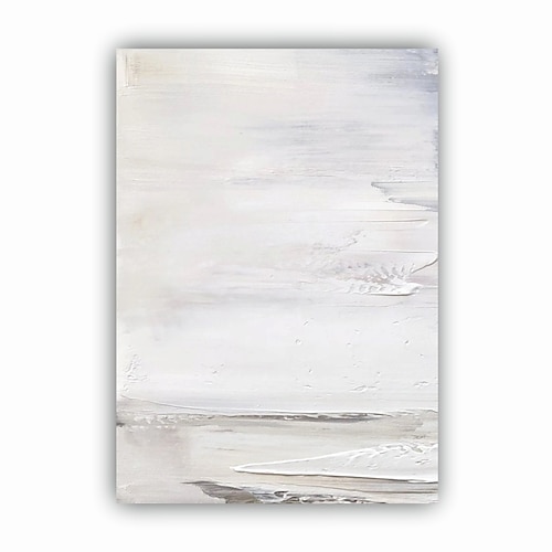 Handgefertigtes handgemaltes Ölgemälde Wand moderne Mode abstrakte weiße Leinwand Malerei Heimdekoration Dekor gerollte Leinwand Gemälde Image