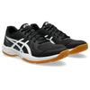 Hallenschuh ASICS "UPCOURT 6", Gr. 49, schwarz-weiß (schwarz, weiß), Textil, Synthetik, sportlich, Schuhe, für Hallensport, Topseller