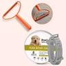 Pet Hair Remover with Pheromones Calming Collar for Dog Coat Shaving Pet Hair Scraper Floating Hair Remover Cat Dog Hair Remover