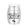 Pet Urn Commemorating Family Cat And Dog Urn With Engraved Characters And Images Stainless Steel Urn