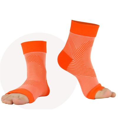 A pair Ankle Brace Foot Compression Sleeve Open Toe Compression Socks Women Planter Fasciated Brace Compression Sock Night Splint For Plantar Fasciitis Women Achilles Tendonitis Brace