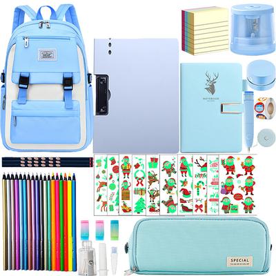 751 Pieces Back to School Supplies Kit for Kids K-12, School Essentials Supplies Set Bulk for Girls, Boys, Teachers. Includes Backpack, Pencils, Folders, Notebooks and Much More for Students All Ages