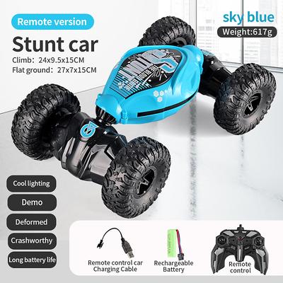 Gesture Sensing Remote Control Twisting Car Luminous Wheel Deformation High-Speed Climbing Car RC Car Stunt Car 2072