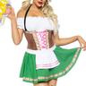 Carnival Oktoberfest Beer Costume Dress Dirndl Trachtenkleider Maid German Munich Wiesn Women's Traditional Style Cloth Dress Apron