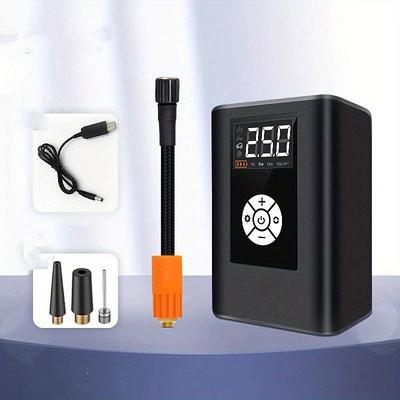 Wireless Car Air Pump 120W 150PSI Portable Digital Air Compressor Electric Auto Pump Tire Inflator For Car Motorcycle Bike Balls