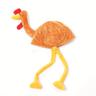 1pc Thanksgiving Turkey Hat Christmas Plush Hat, Suitable For Thanksgiving Party, Thanksgiving Decor And Role Play, Suitable For Children And Adult