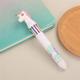 1pc Cute 10 Colors Transparent Shape Retractable Ball Pen Cute Animal Shuttle Pen Gift For Kids, Back to School Supplies