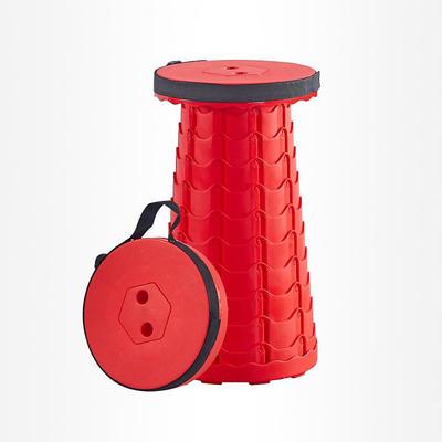 Portable Folding Stool for Queuing, Fishing, and Outdoor Camping - Ultralight and Adjustable with extendable height - 45cm/17.7in