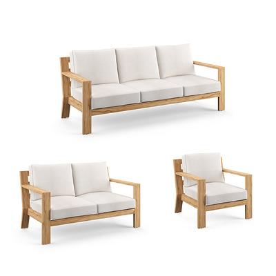 Calhoun Seating Replacement Cushions - Loveseat, Standard, Outdoor Velvet Dove - Frontgate