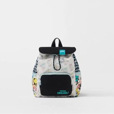 Zara Accessories | Cartoon Child Backpack Boy Girl School Bag Side Pokect Men Women Hiking Camping | Color: Black/White | Size: Onesize