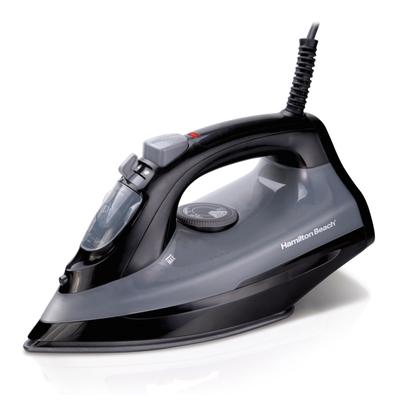 Hamilton Beach Steam Iron with Extra-Glide Nonstick Soleplate