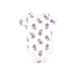 Just One You Made by Carter's Short Sleeve Onesie: White Floral Motif Bottoms - Size 24 Month