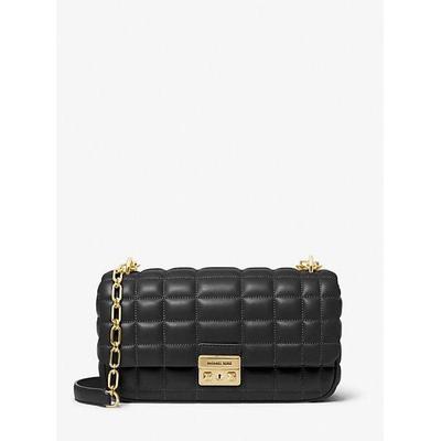 Mk Tribeca Large Quilted Leather Shoulder Bag