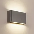 Lampada da parete nordica Lampada da parete per interni in stile moderno in alluminio IP65 Luci da corridoio impermeabili su e giù per scale domestiche Comodino camera da letto