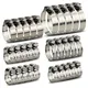 30 pezzi fascette stringitubo 1/4-2 in 6-51mm regolabile in acciaio inossidabile 304 kit di assortimento di fascette a fissaggio rapido per lavatrice per tubi