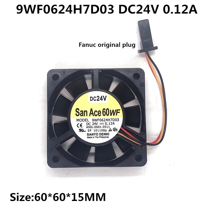 Neue original A90L-0001-0511 9WF0624H7D03 24V 0,12 A 6CM 6015 Fanuc servo drive fan Image