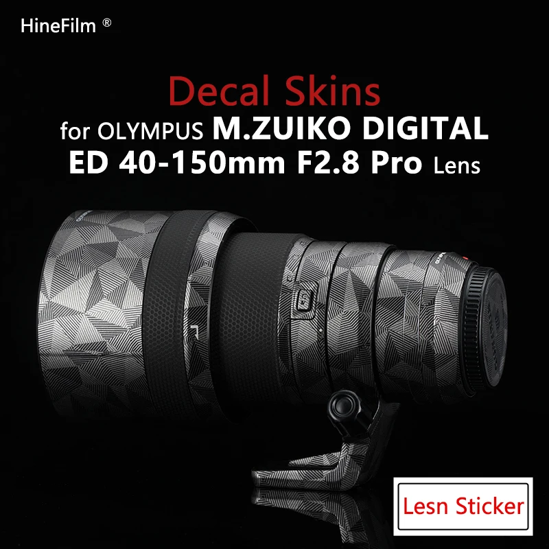 Objektiv Aufkleber Haut für Olympus 40-150Pro Objektiv Wrap Film für Olympus M.ZUIKO ED 40-150mm f/2,8 PRO Objektiv Schutz Abdeckung Wrap Aufkleber