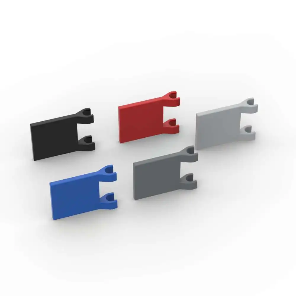 MOC 10 Stück 2335 Flagge 2 x 2 quadratische Bausteine 60779 Schloss Dekoration Ziegel Partikel Puzzle Idee Spielzeug Kinder Geburtstagsgeschenke Image