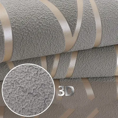 Moderne Streifen Tapete nordische 3d geometrische Wellenmuster Vlies Hirschleder Samt Wohnzimmer Image