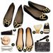 Kate Spade Shoes | Kate Spade Shoes Kate Spade Pop Fizz Ballet Flat Woman’s Size 6.5 M | Color: Black/Gold | Size: 6.5