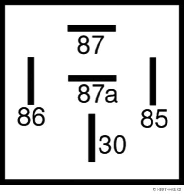 HERTH+BUSS ELPARTS Relais, Arbeitsstrom 5-polig 75614251 Image