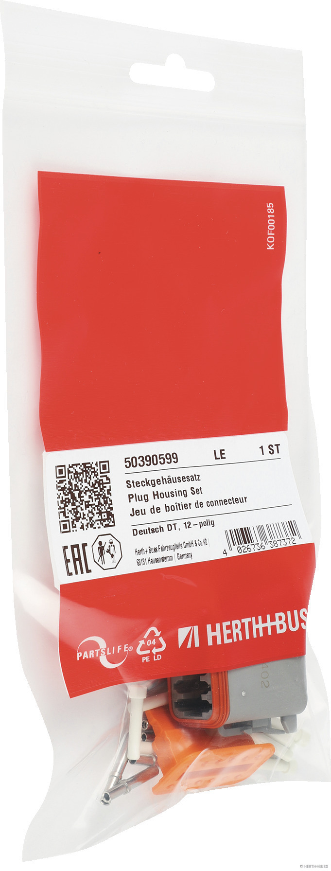 HERTH+BUSS ELPARTS Steckgehäusesatz 50390599 12-polig Image