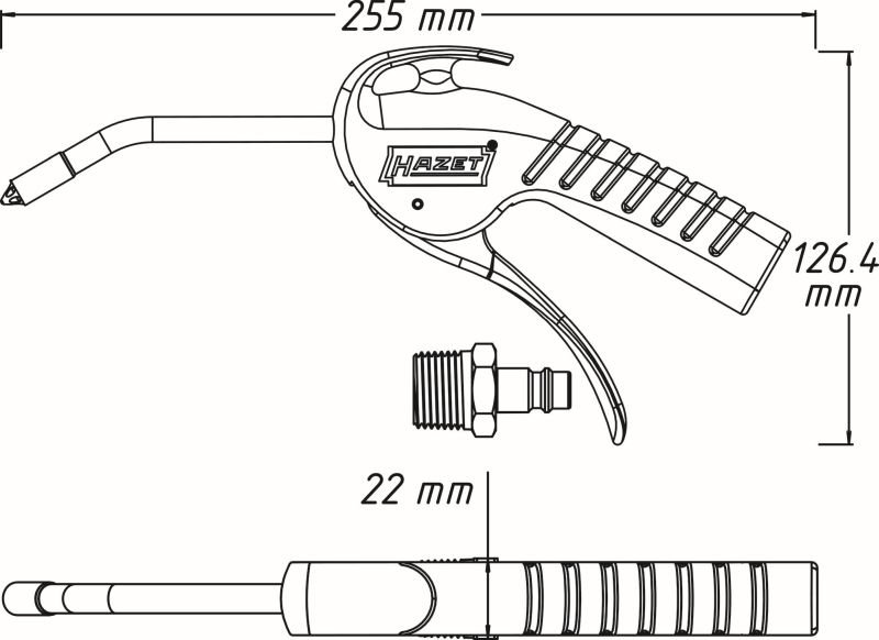 HAZET Druckluftpistole 9040P-3 Image