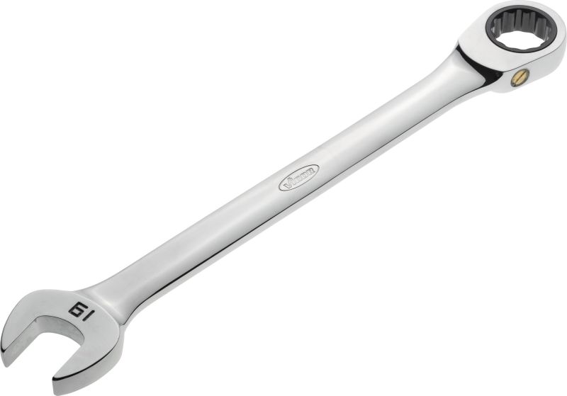 VIGOR Ratschen-Ringgabelschlüssel Ratschen-Ring-Maulschlüssel V1030 Image
