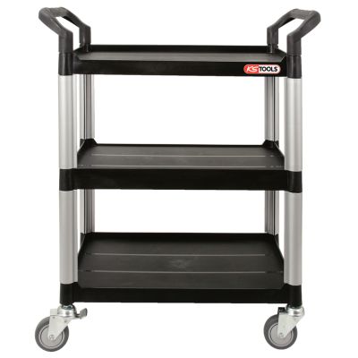 KS TOOLS Werkstatt-Servicewagen schwarz/silber 800.0020 Image
