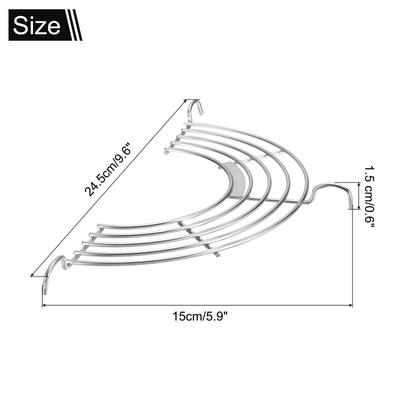 2pcs Oil Drain Rack Semi-circular Draining Rack for Fried Food