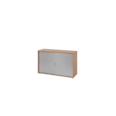 Hammerbacher-Schiebetürenschrank 2 OH BS Nussbaum/Silber-V1752S/N/S/BS Image