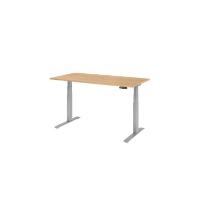 Hammerbacher-Sitz-Steh-Schreibtisch el.160x80cm Eiche-VXDKB16/E/S