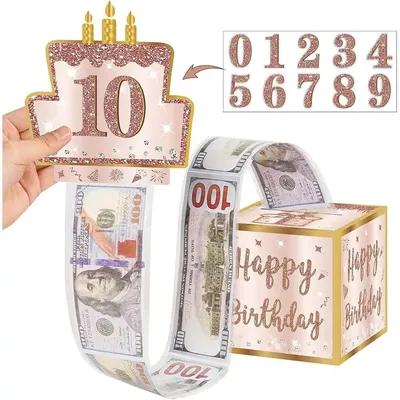 Birthdays Money Box For Cash Pull Money Pulling Box Cash Gift Boxes Happy Birthday Surprise Party