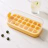 Press-Type Silicone Ice Cube Trays for Home Ice Storage and Making Ice Cube Trays for Freezer