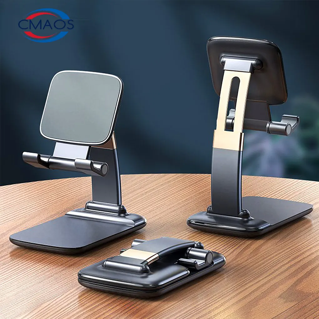 Support de téléphone Portable de bureau pliable pour iPad iPhone 13 X Support de Smartphone tablette bureau Support de téléphone Portable Support Portable