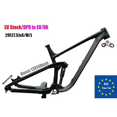 Bike Frame Soft Tail Full Suspension Enduro Aluminum Alloy Mountain 29/27.5 er DH AM Boost 148mm Rear Boost 148mm EU Stock DPD