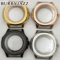 BURRYJAZZ-Boîtier de Montre Étanche, Verre Saphir, Argent, Or, Rose, Noir, 42mm, NH35, NH36, NH34,