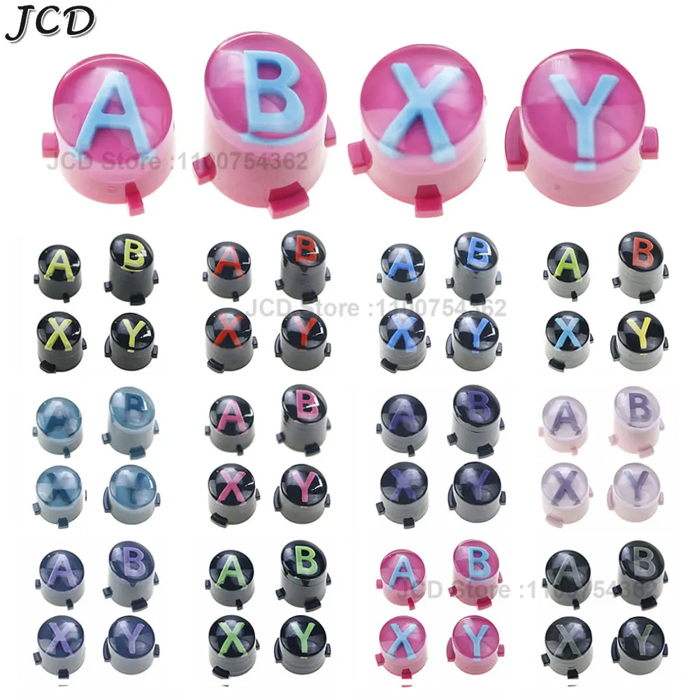 JCD-Kit de remplacement de manette de jeu pour XBox Series X S Core, boutons de visage d'action ABXY, pièces de réparation de manette de jeu