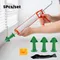 5Pc buse de calfeutrage applicateur outil de finition spatule colle plastique pelle tuile joints de brique sol dissolvant de Silicone ensemble d