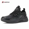 Baasploa-Chaussures de course légères en cuir non ald pour homme baskets de tennis imperméables
