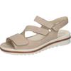 Keilsandalette WALDLÄUFER "Hakura", Damen, Gr. 5 (38), beige (hellbeige), Nubukleder, klassisch, Schuhe, Sommerschuh, Sandale, Keilabsatz, in bequemer Schuhweite H