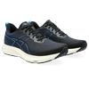 Laufschuh ASICS "DYNABLAST 4", Gr. 45, blau (schwarz, blau expanse), Textil, sportlich, Schuhe