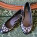 Coach Shoes | Coach Logo Ballet Flats Patent Leather Toe Cap Signature Jaquard Canvas | Color: Black/Tan | Size: 7.5 See Listing