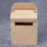 Mini cassetta postale vuota modello in miniatura cassetta postale in legno Mini cassetta postale fai