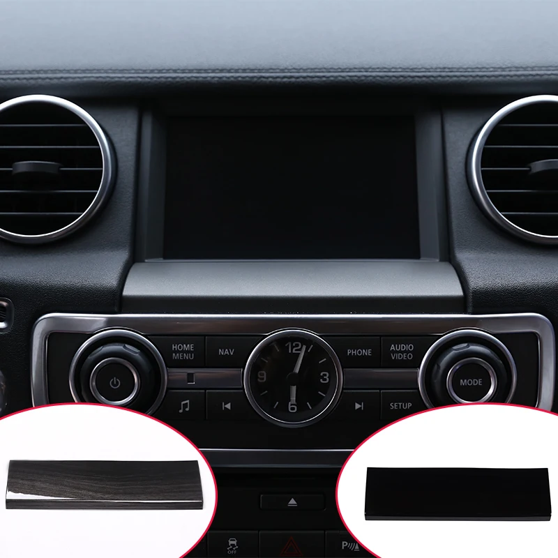 Auto Navigation Trim Für Land Rover Discovery 4 LR4 2010-2016 ABS GPS Navigation Bildschirm Unten Panel Abdeckung trim Auto Dekoration