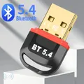 USB Bluetooth 5.4 adattatore trasmettitore ricevitore Wireless USB Bluetooth adattatore Audio Bluetooth 5.3 Dongle per PC Computer Laptop
