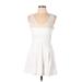Nike Active Dress - Fit & Flare: White Activewear - Women's Size Large