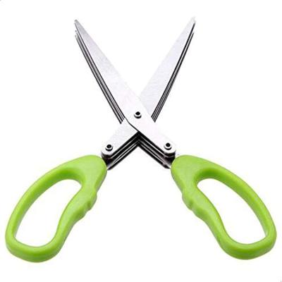 5-Blade Herb Scissors Set with Cover